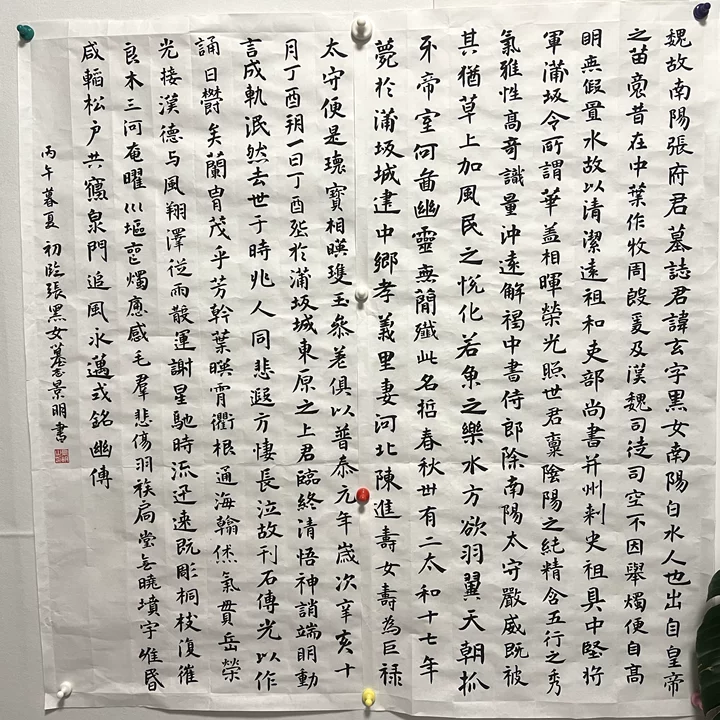 My first time practicing Zhang Heinv Epitaph.